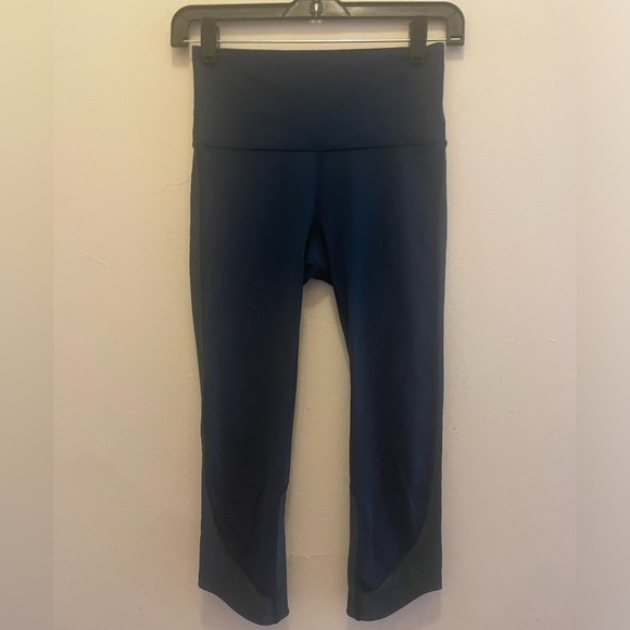 Lululemon Ready Set Go Crop (21") in Submarine Teal EUC Cropped Leggings 4 - Picture 5 of 7